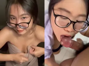 Nữ sinh mút cò đá trứng cút điêu luyện