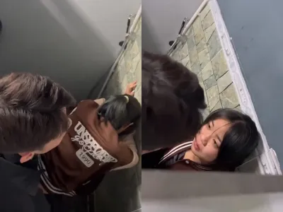 Phát hiện đôi chuối sâu vụng trộm quan hệ nhau trong toilet cf